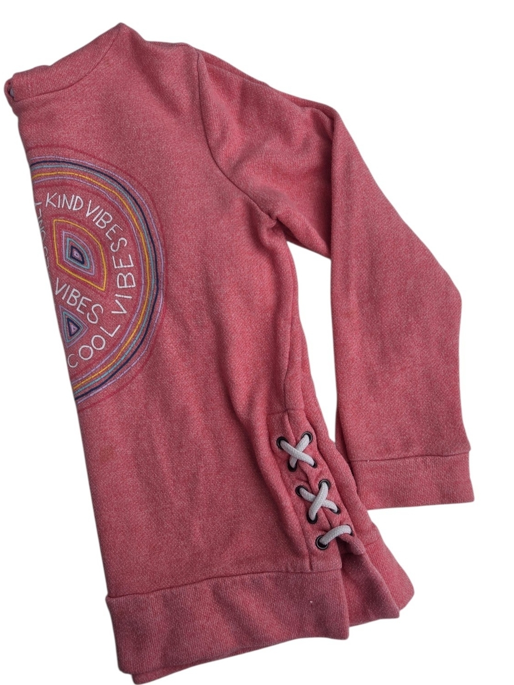 Old Navy Girls Pink Long Sleeve 'Kind Vibes' Top